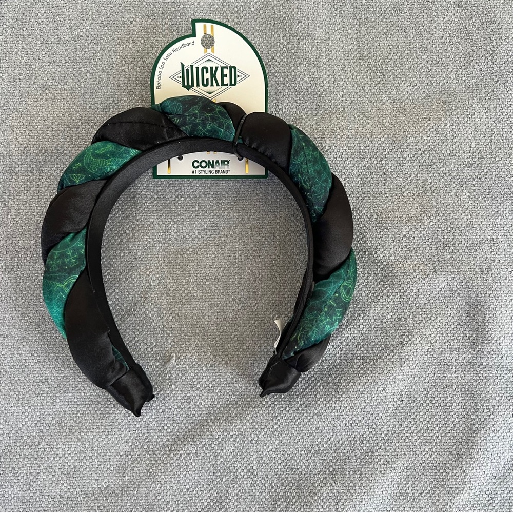 Wicked Green and Black Headband